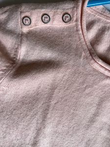 Peach color perfect office wear cute sweater
