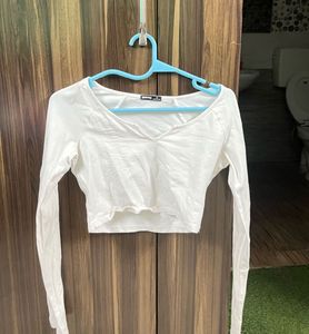 New Bonkers Combo Fitted Long Sleeve Crop Tops