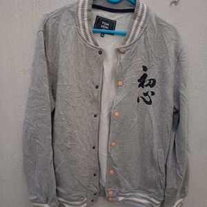 ✨️grey Varsity jack (no coins)