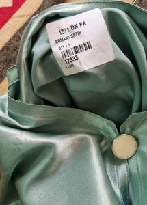Sea Green 4-Piece Bridal Kaftan Abaya Bhurqa