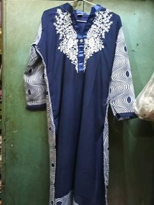 Elegant Navy Blue Kurta