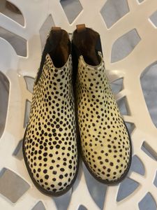Cheetah Print Chelsea Boots