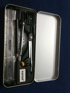 Silver Metal Pencil Case