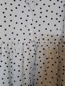 Polka Dot Shirt Dress