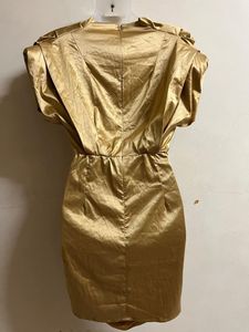 Korean Golden Party Wear One Piece💝
