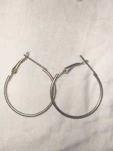 Silver Hoop Earrings