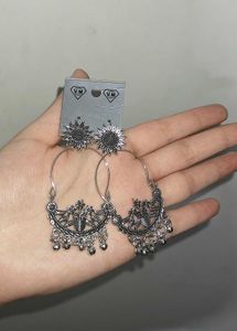 Silver Earrings Unique