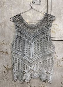 Lace- Style Beach Wear Cotton Cover Top