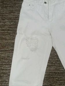 Rugged White Jeans