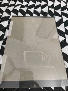 Coffee Cup Art: Framed Piece