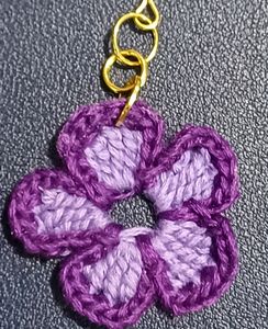 Light And Dark Purple Earrings