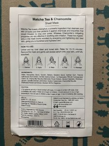 Nykaa Matcha Tea+chamomile Mask