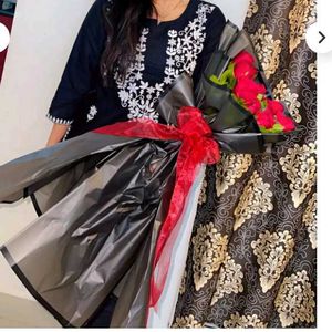 Black Embroidered Kurti