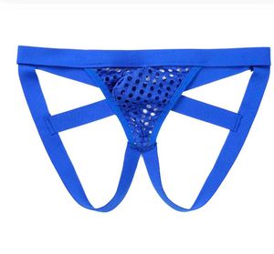 Blue mesh jockstrap