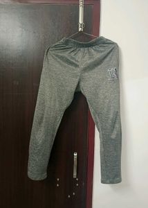 Gray Casual Pants