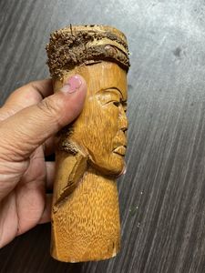 Wooden Carved Head