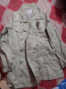 Beige Trench Coat / Overcoat