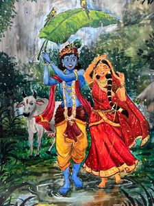Radha Krishna Painting
