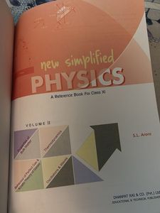 SL Arora Physics 11th Guide Volume 1 And 2