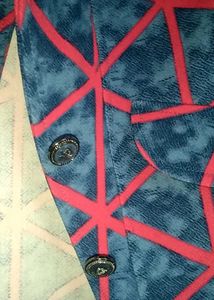Stylish Patterned Blazer