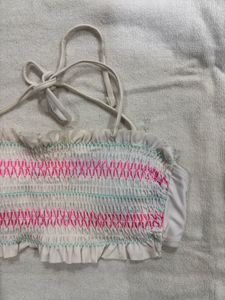Beach Type Tube Bra Top With Pads