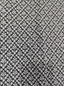Black &amp; White Patterned Kurti