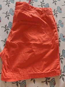 Orange Cubus Shorts