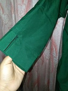 Emerald Green Button-Down Shirt