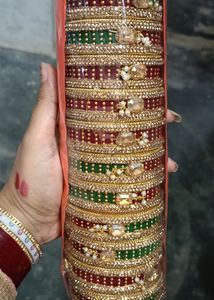 Light Weight With Multi Colour Kada Set