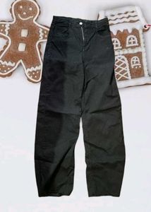 Black Wide Leg Flare Jeans