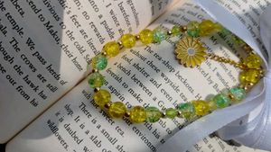 Sunflower Charm Keychain