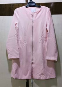 Pink Long Jacket Dress