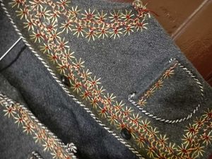Woolen Kashmiri Hand Made Jacket Embroidered
