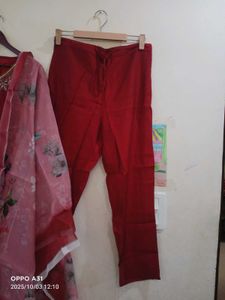 Ethnic vila Roman Silk Maroon Embroidered Kurta Se