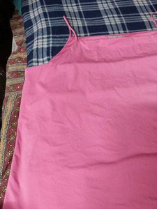 H&amp;M Plain Pink Tank Top