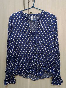 Bow tie- Navy Blue Polko dots, from MANGO