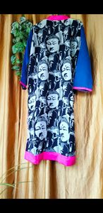 Buddha  digiprint kurti