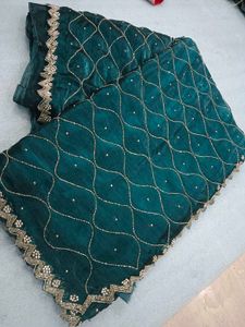 hand work saree