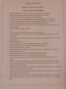 Class X SST Important Questions