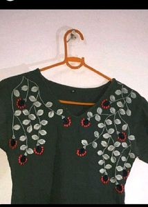 Embroidered Kurti Dress
