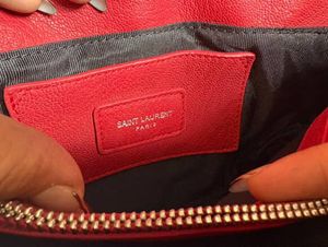 YSL Red Handbag
