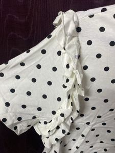 White Polka Dot T-shirt
