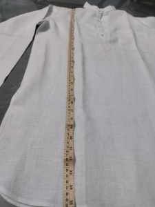 Men&#39;s Ethnic White Kurta mandarin collar