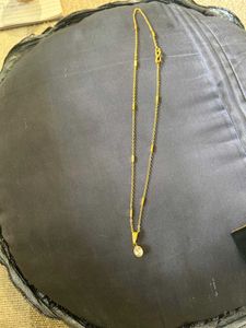 Gold  Plated Chain With Pendant
