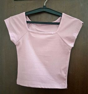 Dusty Pink Crop Top (S)