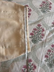 Tweed Cream Lace Korean Skirt