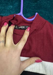 Color Block Bodycon Mini Dress