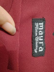 Red Top From Myntra