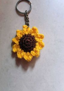 Sunflower Keychain