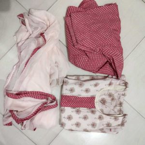 pink silk salwar suit